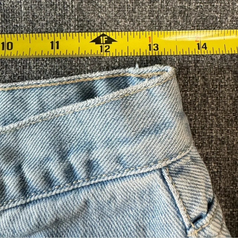 LONDONJEAN Blue Ankle Cropped Jeans with Red Trim - Picture 10 of 14